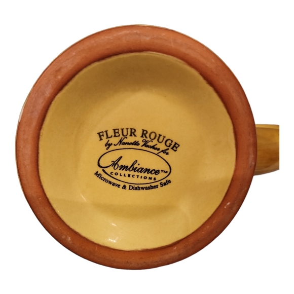 AMBIANCE COLLECTION Fleur Rouge by Nanette Vacher Coffee Mug Cup - Picture 3 of 5